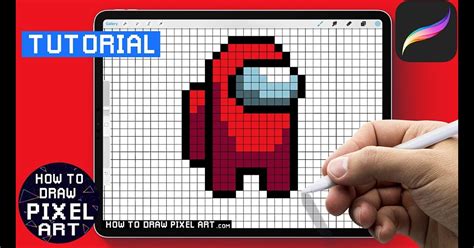 Among Us Pixel Art Grid | Images and Photos finder