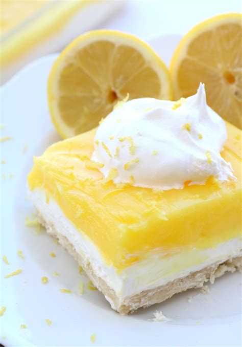 Layered Lemon Dessert | Recipe | Lemon desserts, Lemon dessert recipes ...