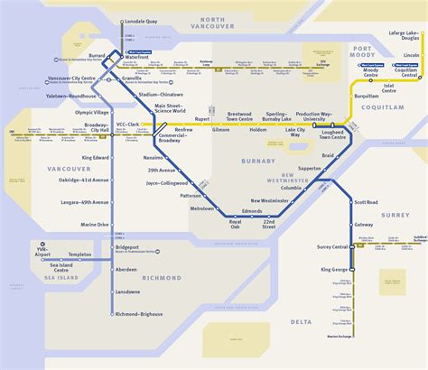 Skytrain Stations Map