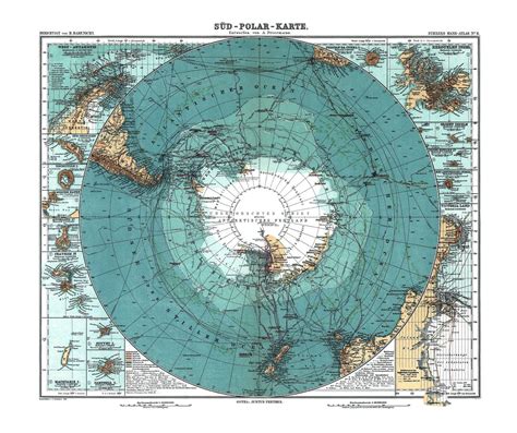 Antarctique Carte Vieille Art De - Image gratuite sur Pixabay | Mappe ...