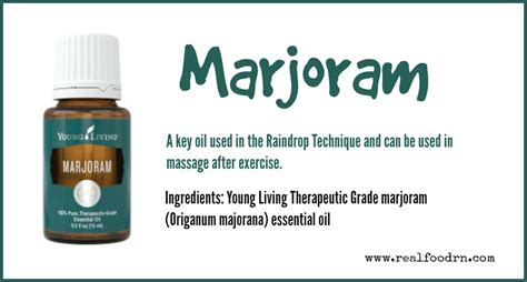 Marjoram Essential Oil | Real Food RN