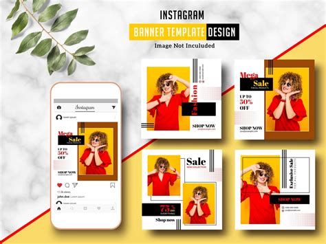 Instagram Banner Template by Mukhlasur Rahman on Dribbble