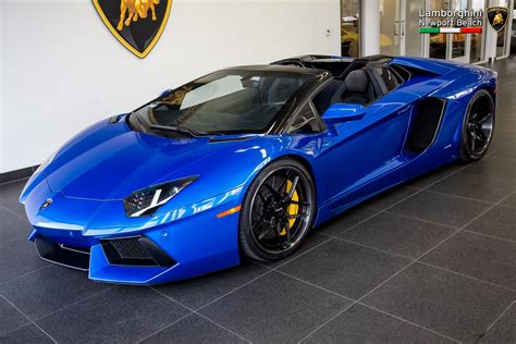 2014, Lamborghini, Aventador, Lp, 700 4, Roadster, Cars, Blue ...