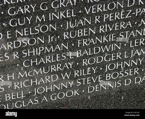 Vietnam Wall Names By Unit