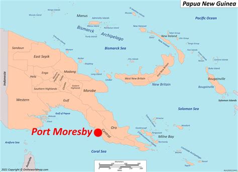 Port Moresby Map | Papua New Guinea | Detailed Maps of Port Moresby