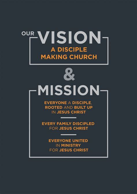 TMCPJ-Vision-Mission | Church design, Church lobby design, Church branding