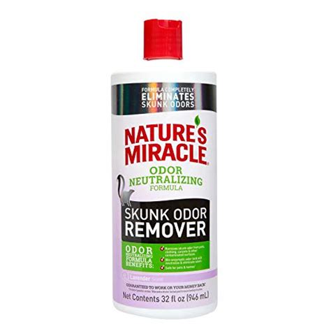 Nature’s Miracle Skunk Odor Remover, Odor Neutralizing Formula, Removes ...