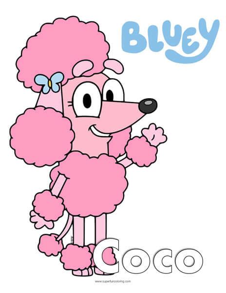 Bluey Coloring Pages - Super Fun Coloring