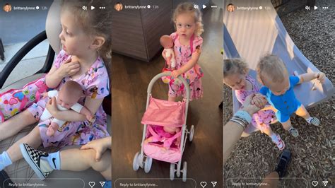 Brittany Mahomes Shares Sweet Moments with Son Bronze and Daughter ...