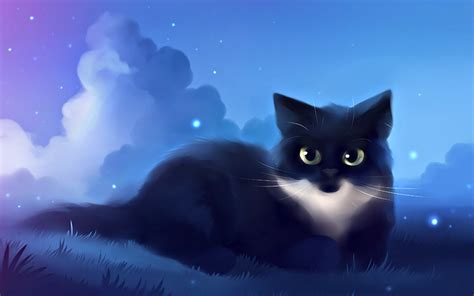 Cute Cat Anime Wallpapers - Wallpaper Cave