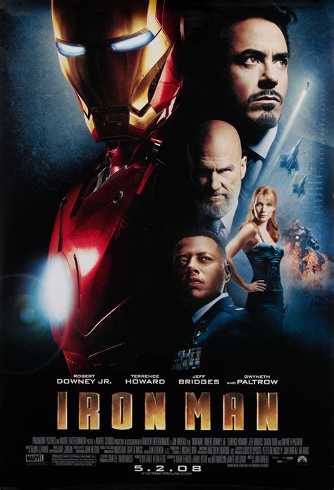 Iron Man 2008 U.S. One Sheet Poster - Posteritati Movie Poster Gallery