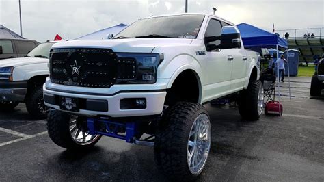 Super Lifted Big Wheel Ford F150 at Extreme Performance Truck Jam, PBI ...