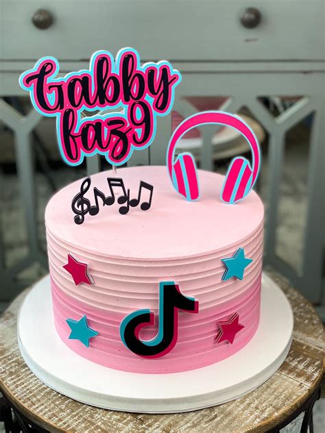 Tiktok Cake Topper - Etsy