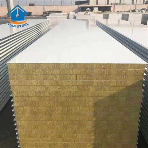 75mm Heat Insulation Rockwool Sandwich Wall Panel - Buy Fireproof ...