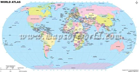 World Atlas Map | World Map Atlas