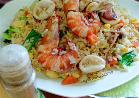 Resipi Nasi goreng Seafood oleh Leesa Alif - Cookpad