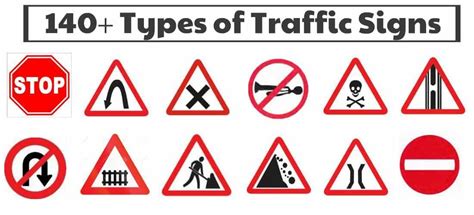 140+ Types of Traffic Signs – Their Purpose & Location | All traffic ...