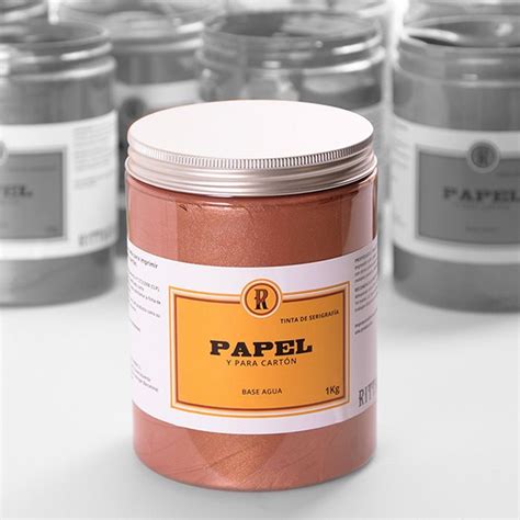 Tinta para Papel y Cartón Metalizada 1Kg - Rittagraf