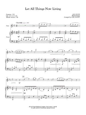 "Let All Things Now Living" Sheet Music - 5 Arrangements Available ...