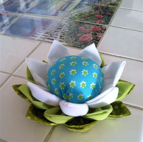 Lotus flower pincushion. My garden is growing! | Pin cushions patterns ...