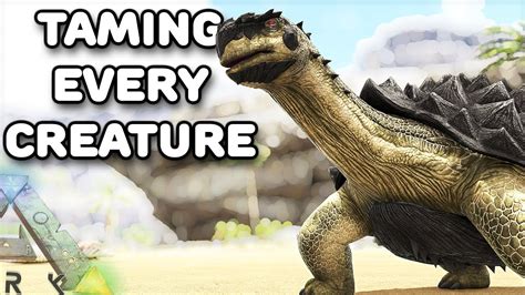 TAMING EVERY CREATURE IN ARK | CARBONEMYS | ARK SURVIVAL EVOLVED EP16 ...