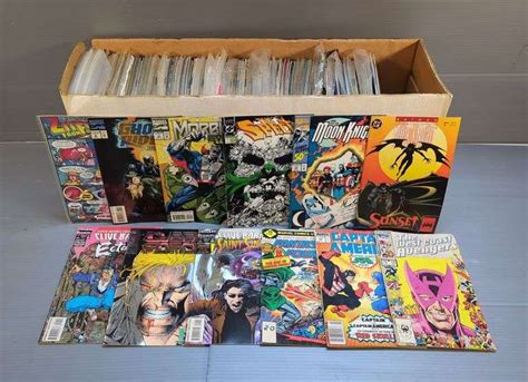 Long Box Of Comics, Including X-Men Classic, Superman, Batman ...