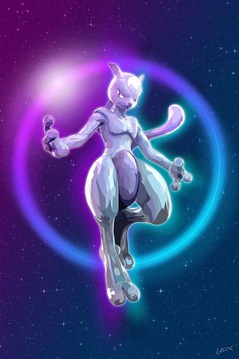 Mewtwo 24x36 Etsy Mew And Mewtwo Pokemon Mew Cool Pokemon Wallpapers ...