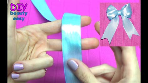 DIY crafts – How to Make Simple Easy Bow/ Ribbon Hair Bow Tutorial ...