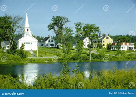 New England Village Stock Photos - Image: 41843