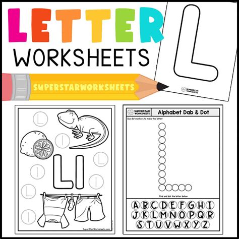 Letter L Worksheet - Superstar Worksheets