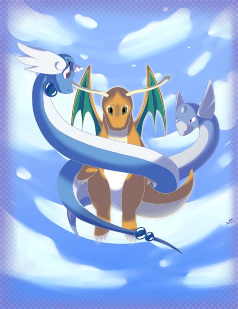 The Dragonite Family by TonyFicticium on DeviantArt