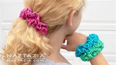 How to Crochet Scrunchies - Naztazia