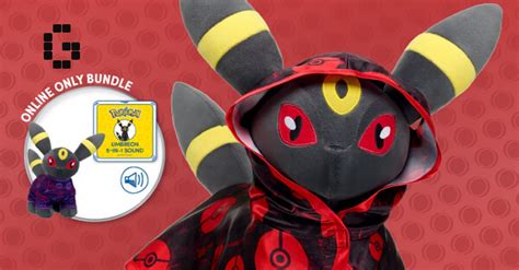 Take Home an Umbreon Pokemon Build-a-Bear Plushie - GamerBraves