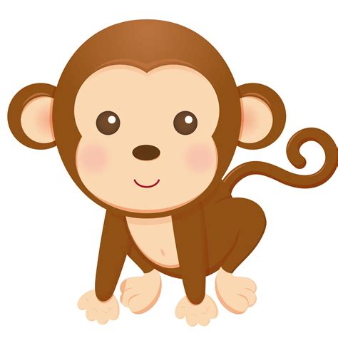 Clipart monkey safari animal, Clipart monkey safari animal Transparent ...