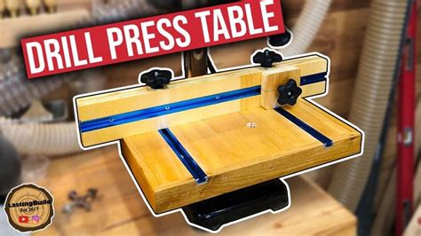 Harbor Freight Drill Press Table Build Using T-tracks | Drill press ...