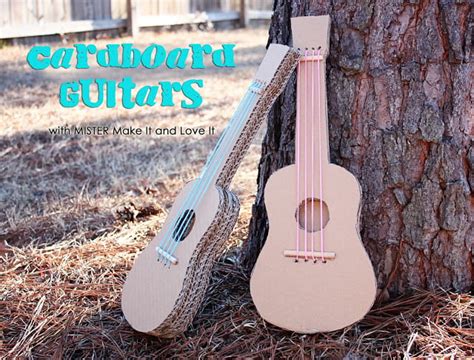 10 Ways to make a Cardboard Guitar | Make It & Love It