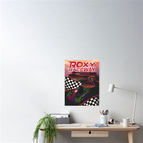 "Fnaf Roxy Raceway" Poster for Sale by -Momen- | Redbubble