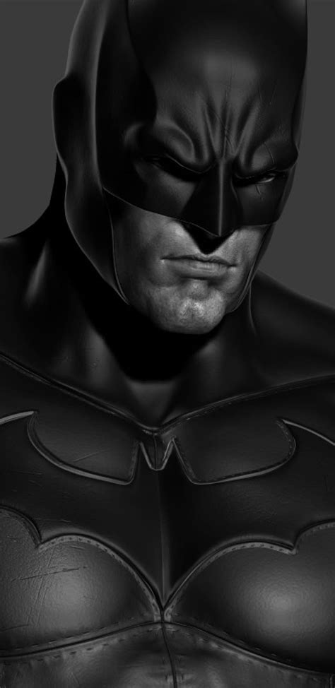 Batman, 3d, black, dc, eyes, gray, hero, movie, white, HD phone ...