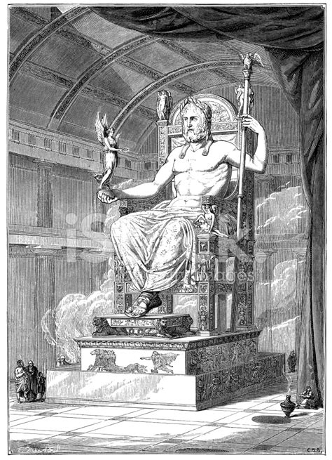 Statue of Zeus AT Olympia stock photos - FreeImages.com