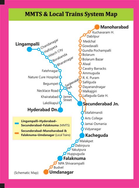 MMTS Train Timings Hyderabad - Secunderabad Metro Train Timings ...