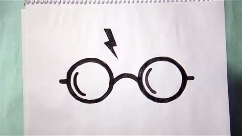 Harry Potter Glasses Drawing at PaintingValley.com | Explore collection ...