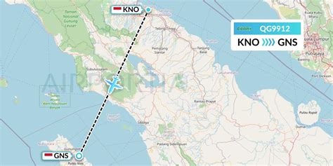 QG9912 Flight Status Citilink: Medan to Gunung Sitoli (CTV9912)