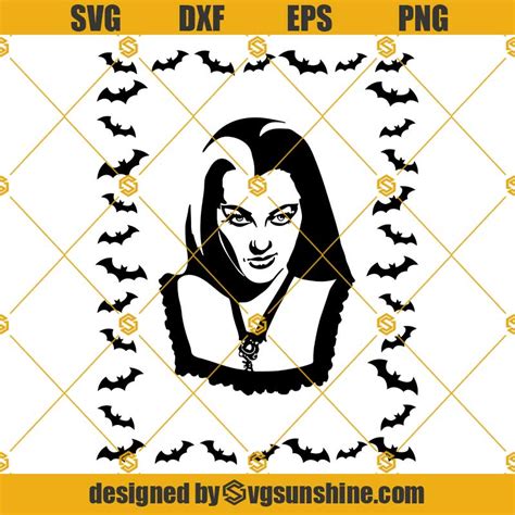 Lily Munster Svg Png Dxf Eps, The Munsters Svg, Horror Queen Svg