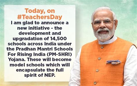 PM Modi announces PM-SHRI Yojana for development and upgradation of ...