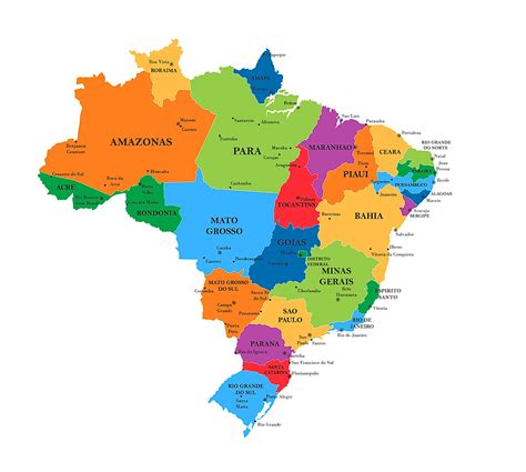 Brazil Map States