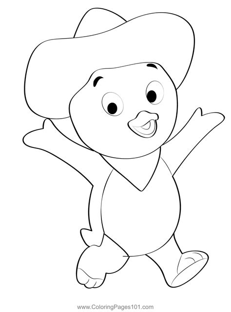 Cowboy Pablo Coloring Page for Kids - Free The Backyardigans Printable ...