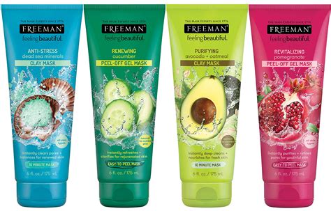 Freeman Beauty Facial Mask Variety Bundle for Skin Care, Peel Off Face ...