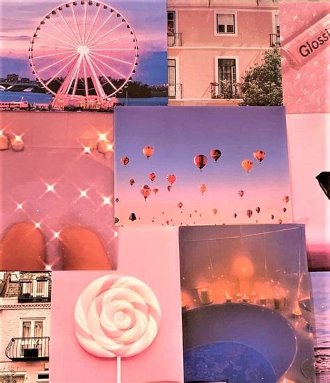 Pink Aesthetic Pretty Retro Wall Collage Kit VSCO Vintage Room | Etsy