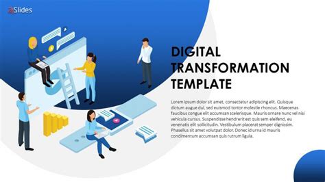 Digital Transformation Strategy Presentation | Free PowerPoint Template