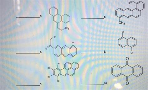 Solved C. Identification of Polyaromatic Hydrocarbons. 1. I | Chegg.com